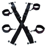Scandal Door Cross Restraints - Intense Bondage Play