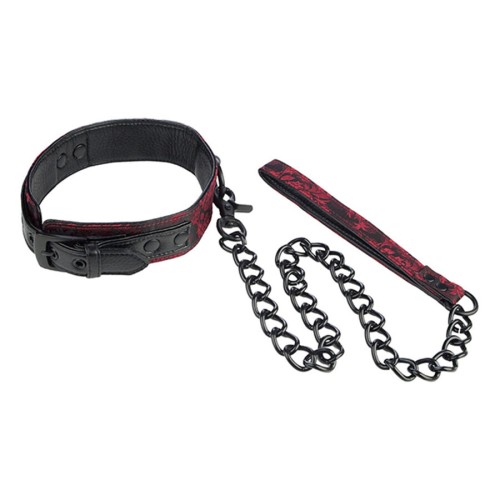 Scandal Adjustable Collar with Metal Leash