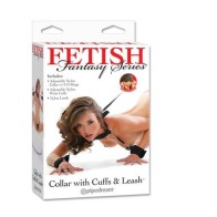 Fetish Collar with Cuffs for Intimate Control