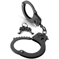 Black Metal Handcuffs for Sensational Adventures