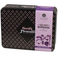 Secretplay - 8 Piece Bondage BDSM Set Purple/Black