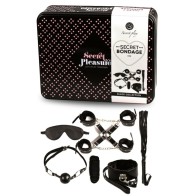 Secretplay - BDSM Bondage Set 8 Pcs Black - Complete Pleasure Kit
