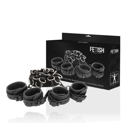 Fetish Submissive Luxury Bed Restraints Set | BDSM Fun