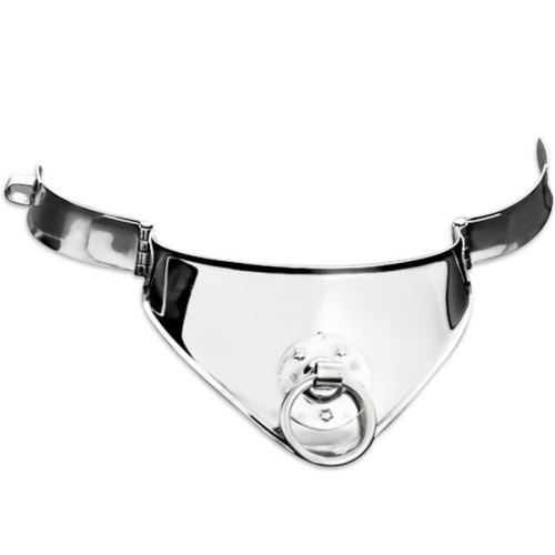 Restraining Collar with Ring and Lock 12.5 Cm