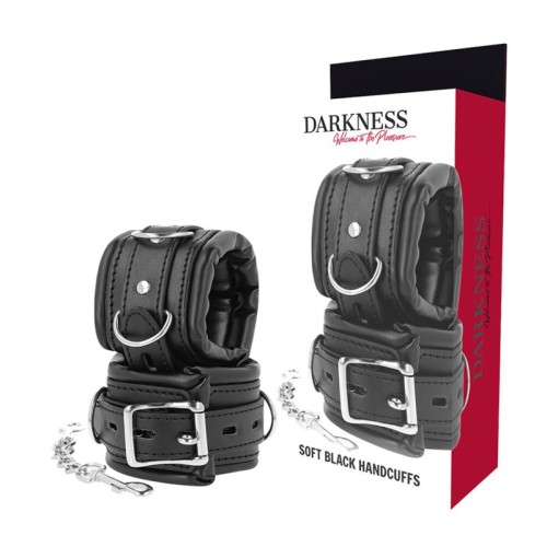 Darkness Padded Bondage Handcuffs - Stylish Restraint