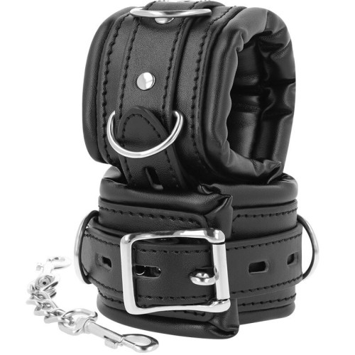 Darkness Padded Bondage Handcuffs - Stylish Restraint