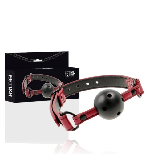 Breathable Vegan Leather Gag for Ultimate BDSM