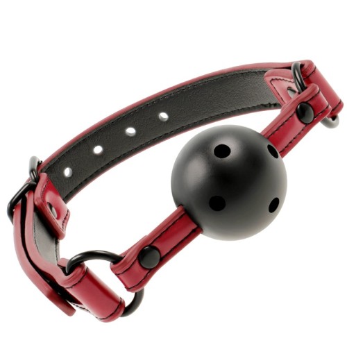Breathable Vegan Leather Gag for Ultimate BDSM