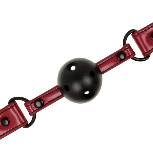 Breathable Vegan Leather Gag for Ultimate BDSM