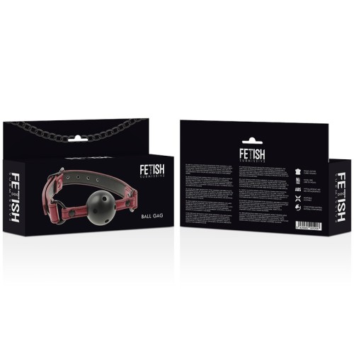 Breathable Vegan Leather Gag for Ultimate BDSM