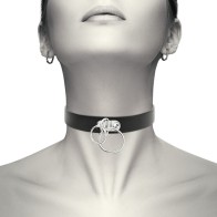Vegan Leather Choker for Bold Looks