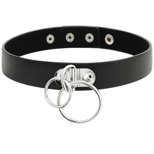 Vegan Leather Choker for Bold Looks