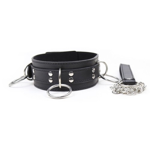 Fetish Submission Collar with Rings