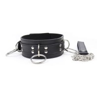 Fetish Submission Collar with Rings
