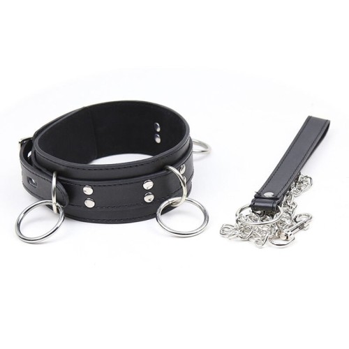 Fetish Submission Collar with Rings