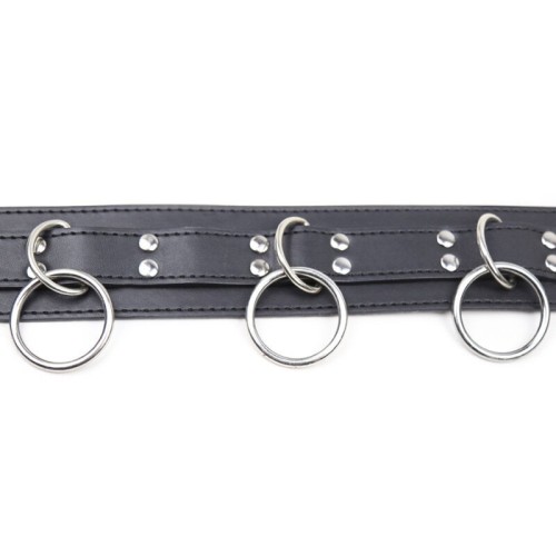 Fetish Submission Collar with Rings