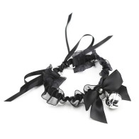 Fetish Lace Collar with Bell | Elegant Accessory