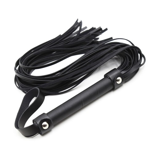 Whip with Silver Studs - Luxury BDSM Accessory