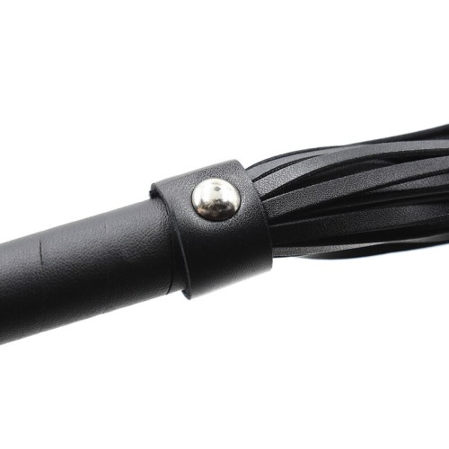 Whip with Silver Studs - Luxury BDSM Accessory