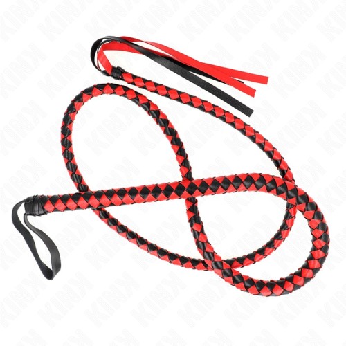 Kink - Látigo De Serpiente Largo Rojo 210 Cm - Placer Extremo