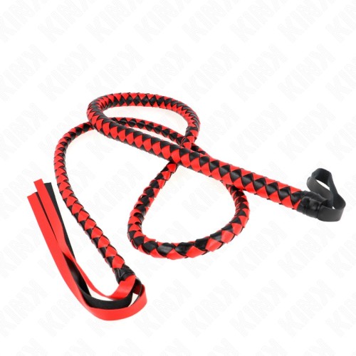 Kink - Látigo De Serpiente Largo Rojo 210 Cm - Placer Extremo