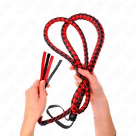Kink - Látigo De Serpiente Largo Rojo 210 Cm - Placer Extremo