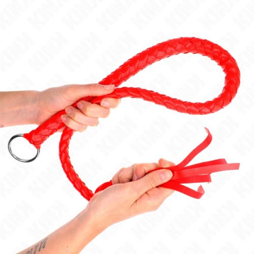 Kink Snake Whip with Hand Ring 65 cm