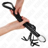 Kink Snake Whip with Hand Ring Black 65 cm - Explore Your Desires