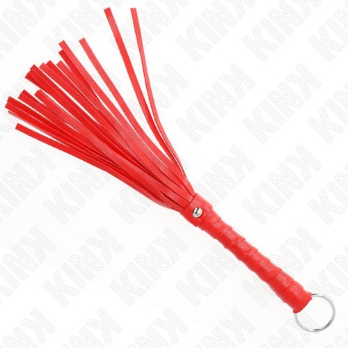 Kink Red Mini Whip 28 cm for BDSM Play