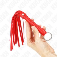 Kink Red Mini Whip 28 cm for BDSM Play