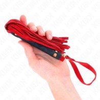 Kink Mini Suede Whip Red | BDSM Play