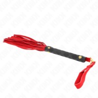 Kink Mini Suede Whip Red | BDSM Play