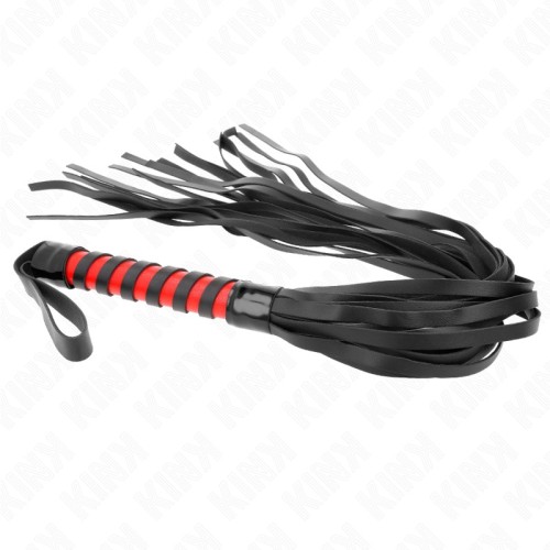 Kink Long Stripe Whip 70 cm - Quality BDSM Gear