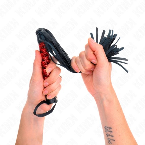Kink Diamond Pattern Whip 40 cm - Quality and Pleasure