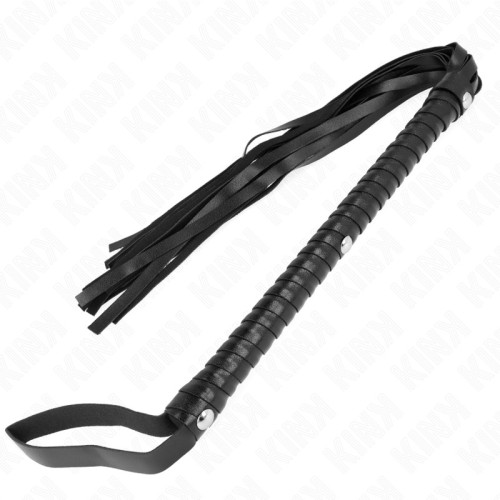Kink Long Handle Whip 60 cm - Premium BDSM Accessory