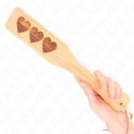 Kink Heart Design Bamboo Paddle