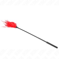 Kink Plumas Múltiples Para Cosquillas Rojo 45 Cm Para Juego Sensorial