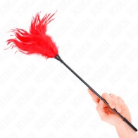 Kink Multiple Feather Tickle Red 45 cm for Sensory Play