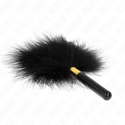 Kink Feathers for Tickling Gold Black