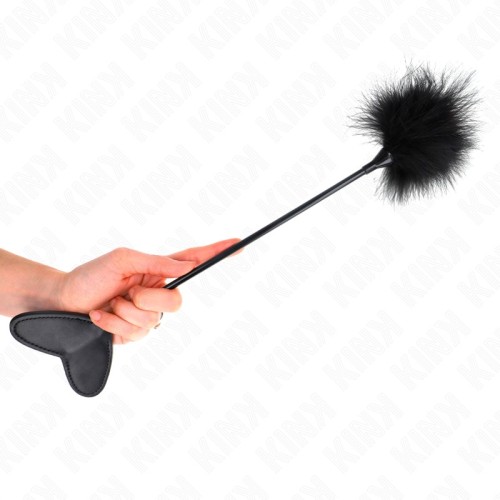 Kink Heart Paddle with Feather Teaser 31 cm