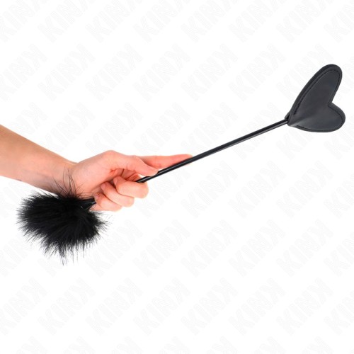 Kink Heart Paddle with Feather Teaser 31 cm