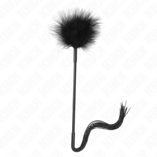 Kink Silicone Feather Whip for Tickle Play
