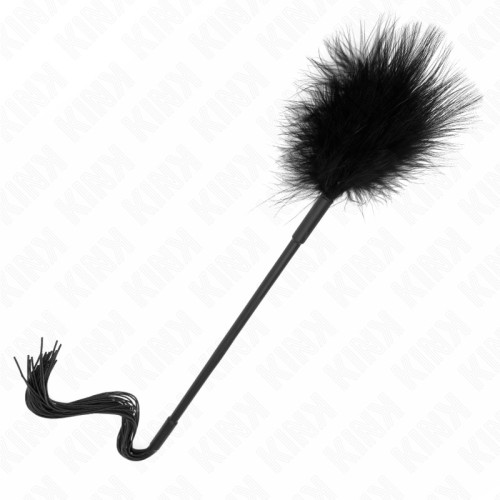 Kink Silicone Feather Whip for Tickle Play