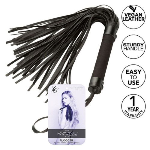 Nocturnal Leather Flogger for Sensual Play