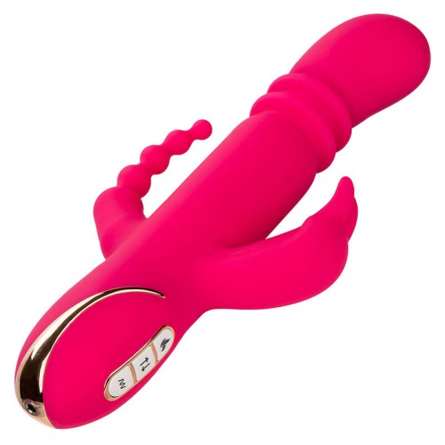 Jack Fantasy Heated Silicone Triple Vibrator Pink