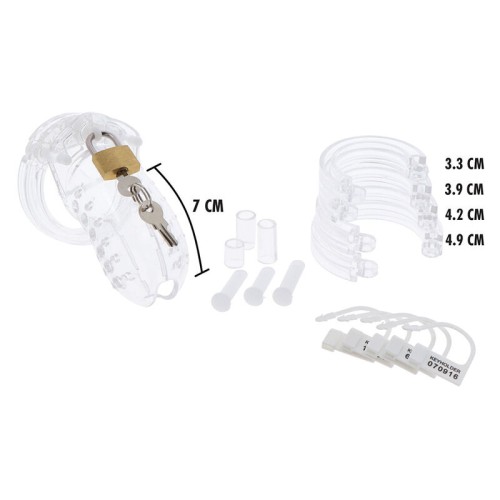 Extreme Transparent Acrylic Chastity Cage | Ultimate Control