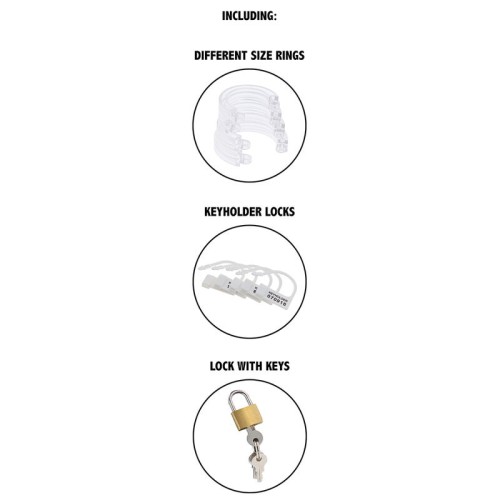 Extreme Transparent Acrylic Chastity Cage | Ultimate Control
