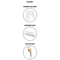 Extreme Transparent Acrylic Chastity Cage | Ultimate Control