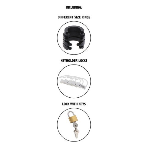 Extreme Silicone Chastity Cage for Enhanced Control - Size S