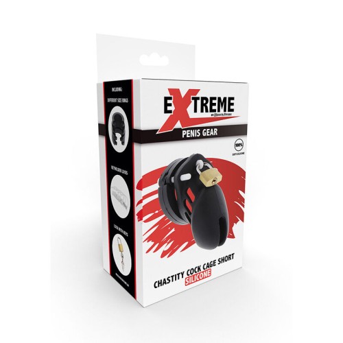 Extreme Silicone Chastity Cage for Enhanced Control - Size S